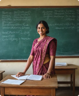 Teacher in classroom